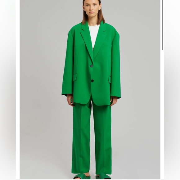 Frankie shop suite NWT oversized jacket and straight leg pants - Picture 2 of 16